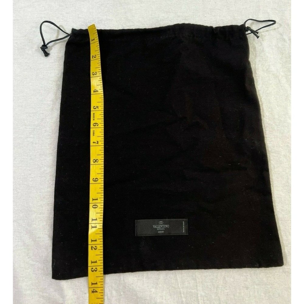 Valentino Dust Bag Storage Cover Pouch Black 13.5" X 11.5"